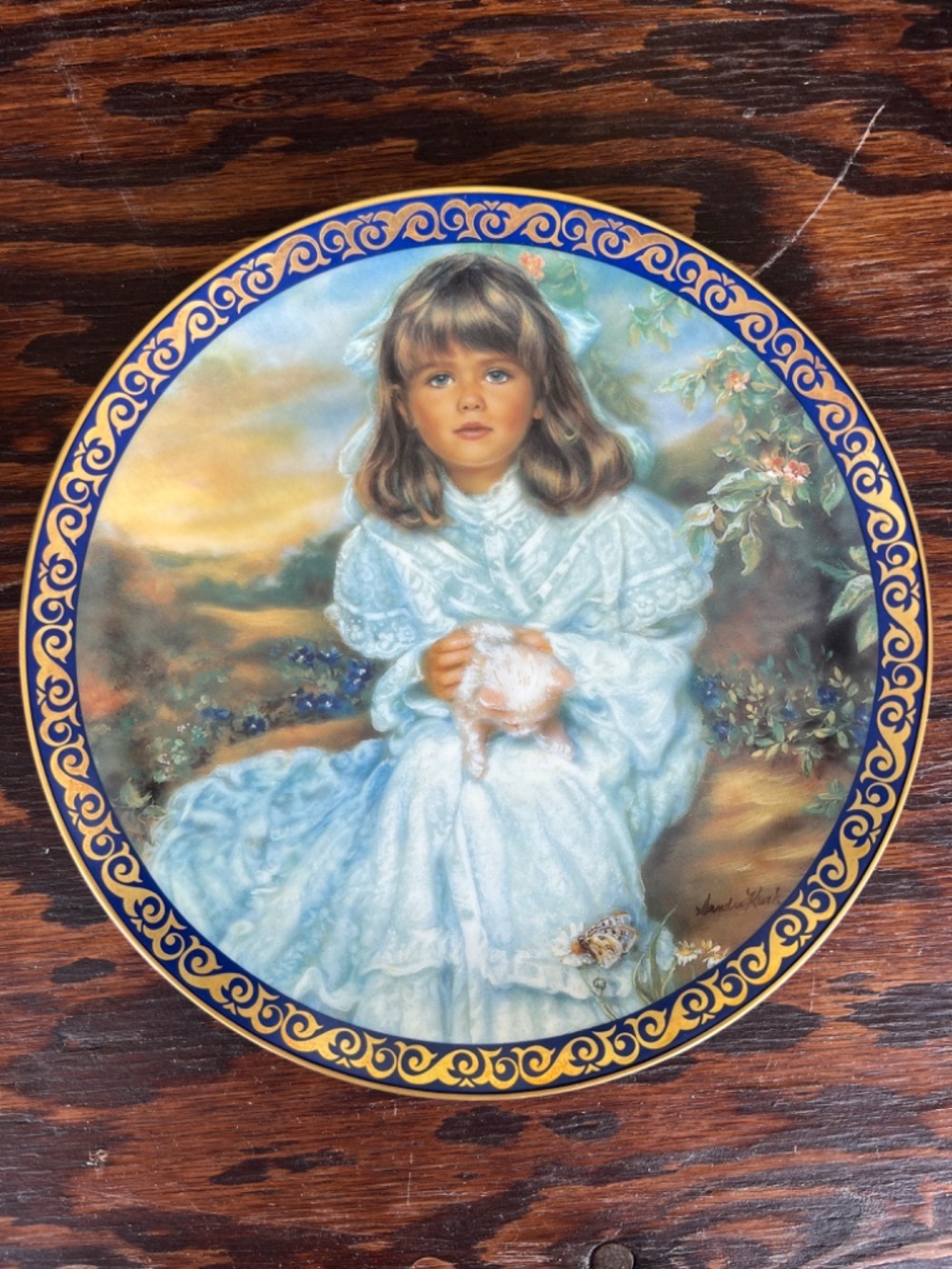 Reco "La Belle" Premier Collection Plate • Sandra Kuck • #3371/7500 • COA • Coba